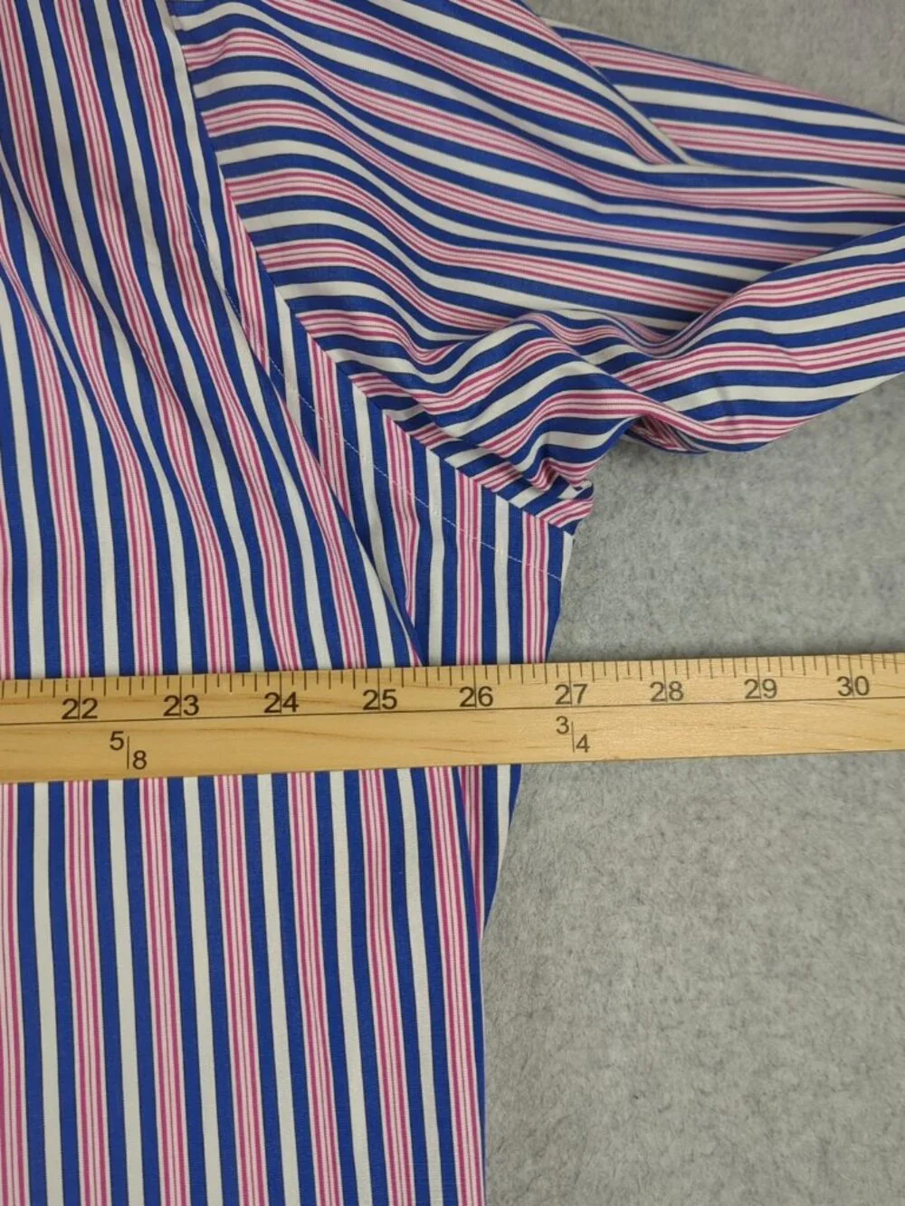 Vintage Polo Ralph Lauren Shirt Men's 17.5 Striped Regent Classic Fit Button Up